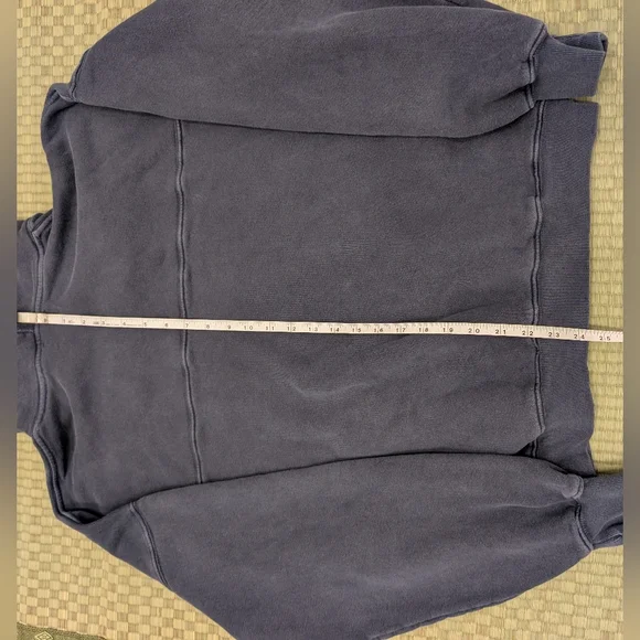 Joah Brown Garment Dyed Gray Hoodie Men's Size S/M Made in USA